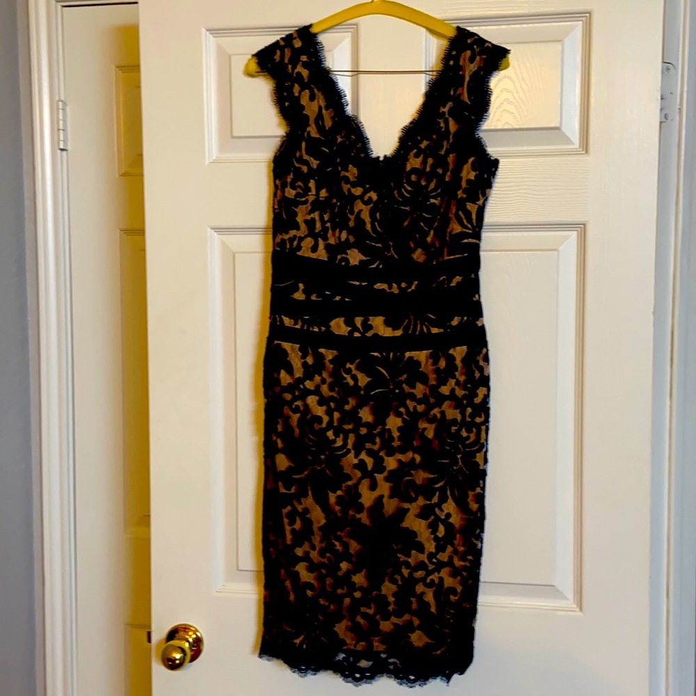 Tadashi Shoji navy dress